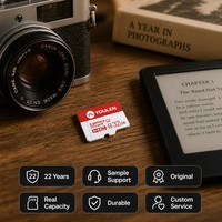 Carte mémoire TF haute vitesse Mini SD 128 Mo-4 Go Compatible avec les anciennes caméras, les e-books et les appareils portables