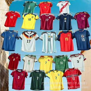 Maillots de football de la Coupe du Monde Brésil Argentine Allemagne Espagne Angleterre avec drapeaux imprimés – Vente en gros directe usine - Product Image 1