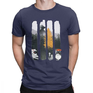 เสื้อยืดคอกลมผ้าฝ้ายออร์แกนิคสะพายไหล่ทรงโอเวอร์ไซส์สำหรับผู้ชายเสื้อยืดคอกลมผ้าฝ้ายออร์แกนิก - Product Image 4