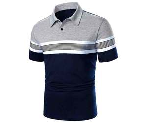 เสื้อโปโลสำหรับผู้ชายเสื้อกอล์ฟแขนสั้นแบบสั่งทำเสื้อโปโลถักปักลายสำหรับฤดูร้อน - Product Image 3