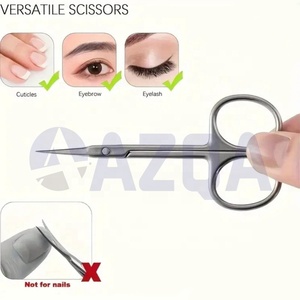 กรรไกรตัดหนังกำพร้าใบมีดโค้งสแตนเลสคุณภาพพรีเมียม พร้อมซองหนัง สำหรับการกำจัดหนังกำพร้าและดูแลเล็บอย่างแม่นยำ - Product Image 5