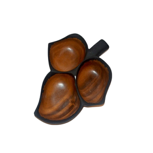 Bandeja de madera con diseño de hojas para servir nueces y dulces, de calidad premium, con forma y tamaño personalizados, ideal para los productos más vendidos. - Product Image 5