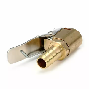 1/4 "gonfleur de pneu en laiton verrouillage sur mandrin à air Mini compresseur d'air gonfleur de pneu portable mandrin de pneu avec connecteur Barb - Product Image 2