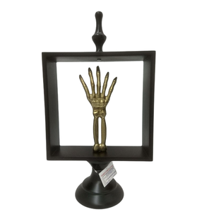 Main décorative unique en fer MDF ou en aluminium noir mat à cadre carré fait main pour Halloween en vrac" - Product Image 1