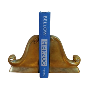 El mejor estilo, acentos decorativos, acabado dorado y plateado, extremo de libro para el hogar, sala de estar, oficina, organizador de estantería - Product Image 5