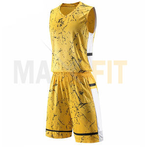 MAXFIT ENTERPRISES Uniforme de basket-ball de qualité supérieure pour homme Bonne vente Vêtements d'équipe grande taille en solde - Product Image 2