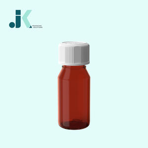 ขวด Bottles-M0769พลาสติกรูปทรงสี่เหลี่ยมกลมขนาด50มล. พร้อมฝาปิดขวดสีเหลืองสดใสผลิตจากเวียดนาม - Product Image 1