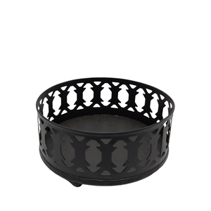 <b>Small</b> Size Round Shape Medium Size Metal <b>Candle</b> Votive in Black Color for Home & Wedding Tabletop Decor Customized - Product Image 2