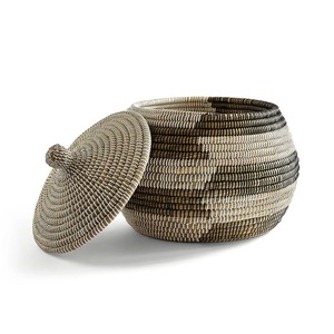 Caja de Almacenamiento con Tapa en Contraste, Caja de Almacenamiento Hecha a Mano, Ecológica, Natural, Decoración del Hogar, Venta al por Mayor desde Vietnam - Product Image 2