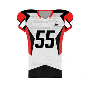 Nouvelle conception d'uniforme de football américain, service OEM personnalisé, vêtements d'équipe respirants à manches courtes pour hommes - Product Image 2