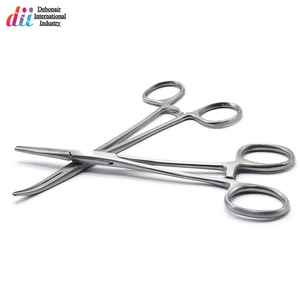 10ชิ้น KELLY hemostat คีมหนีบผ่าตัดตรง5.5นิ้วชุดสเตนเลสสตีลได้รับการรับรอง CE นำมาใช้ใหม่ได้ฉลากส่วนตัว - Product Image 4