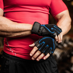 Gants d'entraînement d'haltérophilie de haute qualité, demi-doigt léger, conception de paume complète, gants de Fitness - Product Image 2