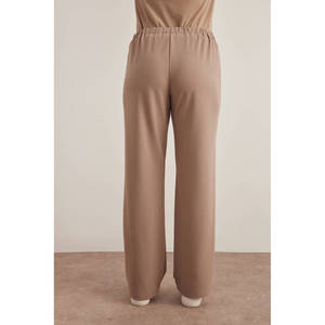 Pantalon cargo respirant à taille haute et jambes larges avec taille élastique - Product Image 5