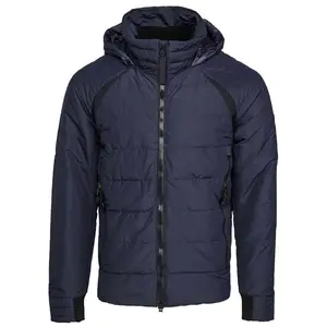Зимние винтажные куртки в стиле ретро для взрослых с индивидуальным логотипом укороченные куртки на молнии с рукавами-пуховиками от производителя