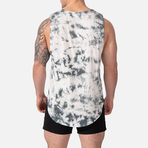 Camisetas sin mangas de entrenamiento para hombre de algodón 100%, logotipo personalizado, poliéster transpirable, estampado de verano, ropa de hombre con tirantes acanalados para Fitness - Product Image 3