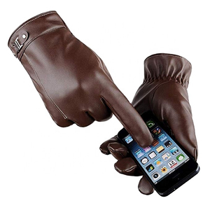 NUEVOS Guantes de Cuero sin Forro para Conducir en Invierno, Resistentes al Viento, de Dedo Completo, Antideslizantes, Ligeros, Personalizados, de Piel de Oveja Genuina de Alta Calidad - Product Image 1