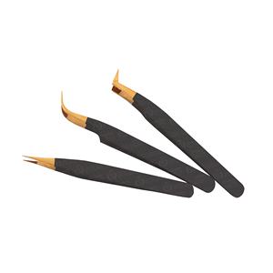 Pince à cils professionnelle pour saisir et placer chaque cils avec facilité, pince à cils incurvée, droite, volume, isolation - Product Image 4