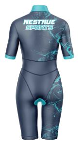 Venta al por mayor profesional de Ciclismo de las mujeres ropa deportiva sin costuras de cuatro vías estiramiento de secado rápido conjunto de triatlón transpirable Tallas grandes - Product Image 3