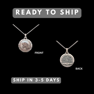 Colgante de Perro en Plata de Ley 925 |   Nácar Negro Natural |   Joyería Fina Personalizada para Hombre OEM |   Cantidad mínima de pedido: 1 pieza - Product Image 3