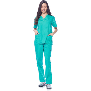 Wholesale Plus Size Scrub <b>Sets</b> Medical Hospital Uniforms Comfortable Nursing Scrubs Stylish <b>Doctor</b> Suits Professional Wear - Product Image 3