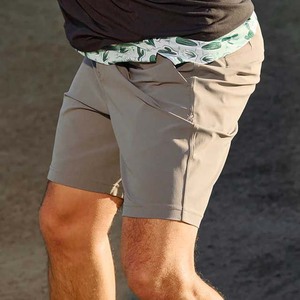 Shorts de sport décontractés unisexes en coton épais, séchage rapide, écologiques, taille haute, style vintage délavé à l'acide, pour hommes - Product Image 6