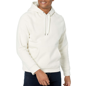 Sweat à capuche pour homme de haute qualité 100% coton à fermeture éclair Broderie Pull à capuche surdimensionné ample Motif uni Hiver Tailles XXS 2XL - Product Image 1