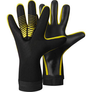 Direct Factory Supplier Latex Football Goalkeeper <b>Gloves</b> Enhanced <b>Grip</b> Control Quick Drying Hook Loop Closure for Unisex Use - Product Image 6