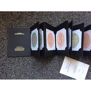 ISHIHARA TEST LIVRE À COLORIER COULEUR AVEUGLE COULEUR VISION, LIVRE, 38 PLAQUE DERNIÈRE ÉDITION... - Product Image 6