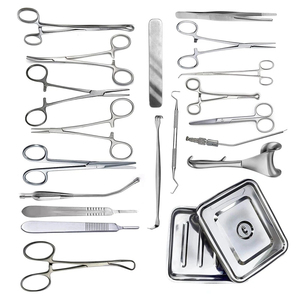 Instruments de pont osseux, ensemble d'instruments chirurgicaux en acier inoxydable, 14 pièces, outils de chirurgie générale manuels, certifiés CE Classe I - Product Image 3