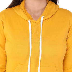 Sudaderas con capucha transpirables de color sólido para mujer Diseño personalizado Uso al aire libre Sudaderas con capucha de mujer de gran tamaño - Product Image 4