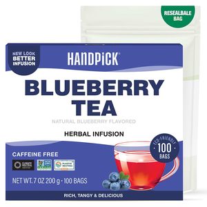 ชาบลูเบอร์รี่แบบซอง HANDPICK (100 ซอง) ชาสมุนไพรบลูเบอร์รี่แท้พรีเมียม - Product Image 4
