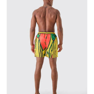 2025 superventas deportivo verano Fitness malla pantalones cortos personalizados OEM sublimación nuevos pantalones cortos de playa transpirables lisos - Product Image 2