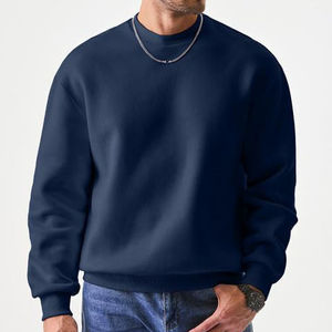 Pull à col rond pour homme, best-seller 2026, haute qualité, 100% coton, personnalisable, écologique, respirant, pour l'hiver - Product Image 2