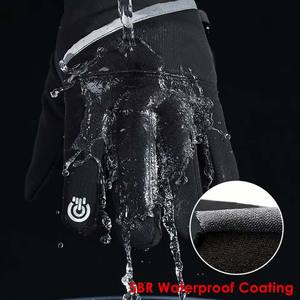 Gants de travail en cuir imperméables, anti-UV, extensibles, antidérapants, pour le cyclisme, la conduite, la construction, la soudure, la sécurité - Product Image 3