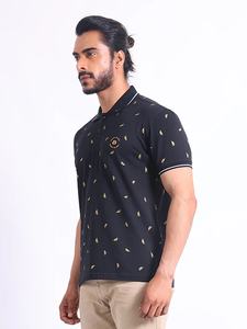 เสื้อยืดแขนครึ่งแขนของผู้ชายพรีเมี่ยมแบบมีสไตล์ใส่100% พิมพ์ลายแฟชั่นเสื้อผ้าลำลองทรงพอดีตัวปกติพร้อมคอโปโล - Product Image 4