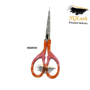 Pinzas para pestañas con agarre de diamante, Color dorado, puntiagudas de volumen de acero inoxidable, fabricante de logotipo personalizado, NQLASH - Product Image 2