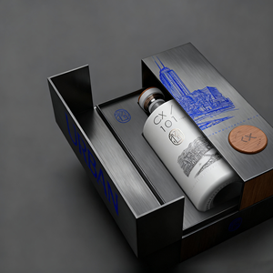 High end custom double door <b>red</b> wine gift <b>boxes</b> handheld corrugated carton 3mm magnetic buckle custom logo - Product Image 6