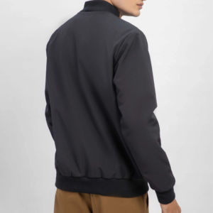 Nouveau blouson aviateur à la mode hommes Causal Zipper broderie design à manches longues - Product Image 4