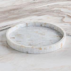 MOP table à manger plateaux nacre incrustation plateau perles revêtement couverts chambre cuisine décor - Product Image 4