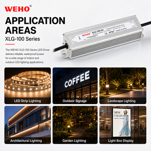 Alimentation électrique industrielle étanche IP67 XLG-100-24, 24V 100W 4.2A, alimentation à découpage à sortie unique - Product Image 6