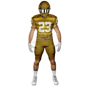 มีจำหน่ายในราคาขายส่งต่ำสุด ชุดอเมริกันฟุตบอลดีไซน์ล่าสุดปี 2025 ชุดอเมริกันฟุตบอลทรงหลวมสำหรับผู้ชาย - Product Image 4