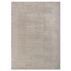 Alfombra Contour Blue Classic de Lana Tejida a Mano de 10 mm de Grosor para Sala de Estar, Entrada, Pasillo - Hwl-326 para Adolescentes - Product Image 1