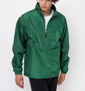 Veste coupe-vent en nylon avec poche avant zippée, logo OEM personnalisé, tissu résistant au vent pour la course en extérieur, fabricant en gros - Product Image 4