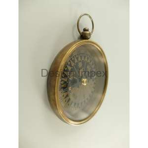 เข็มทิศทองเหลืองของที่ระลึกของที่ระลึกของโบราณเข็มทิศทองโลหะสำหรับตกแต่ง - Product Image 2