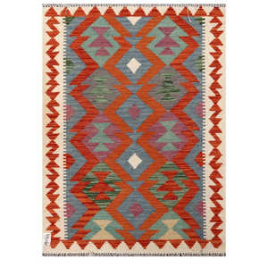 Tapis kilim d'Afghanistan Maimana 117 x 85 cm, ensemble de tapis traditionnels afghans - Product Image 1