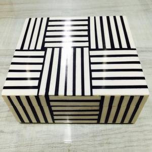 Cajas de Hueso Únicas Hechas a Mano, Ecológicas, Juego de 2 Cajas de Joyería de Hueso Natural, Decoración Artesanal para el Hogar en MDF - Product Image 2