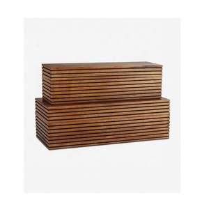 กล่องไม้ตกแต่งขัดเงา สไตล์อาหรับ สำหรับเทศกาลรอมฎอนและอีด หรูหรา ทำจากไม้ธรรมชาติ ขนาดเล็ก รับทำโลโก้ตามสั่ง - Product Image 6