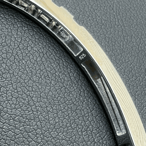 Bracelet en diamant Moissnaite à manchette ouverte pour femme - Product Image 4