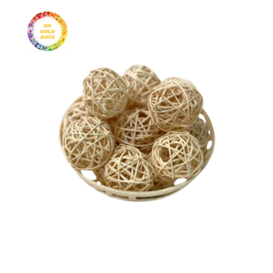 ลูกบอลหวายทำมือคุณภาพสูงราคาไม่แพงสำหรับตกแต่งบ้านงานปาร์ตี้ของตกแต่ง - Product Image 4