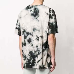Último diseño de ropa para correr nueva llegada hombres Tie Dye camisetas ropa de calle superventas hombres Tie Dye camisetas - Product Image 4